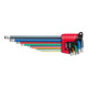 Stiftschlüssel Set im ErgoStar Halter Sechskant-Kugelkopf MagicRing® 9-tlg. farbig leuchtend (41979)-1