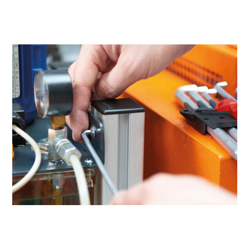 Wiha Stiftschlüssel Set mit ProStar Halter (35480) 9tlg. | Innensechskant Satz Kugelkopf|Innensechskantschlüssel klein 1,5/ 2/ 2,5/ 3/ 4/ 5/ 6/ 8/ 10