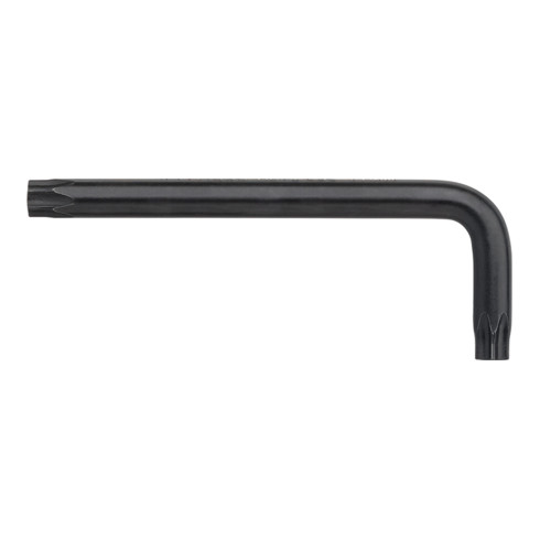 Wiha Stiftschlüssel TORX® Tamper Resistant (mit Bohrung) kurz, schwarzoxidiert T15H x 57 mm, 22 mm