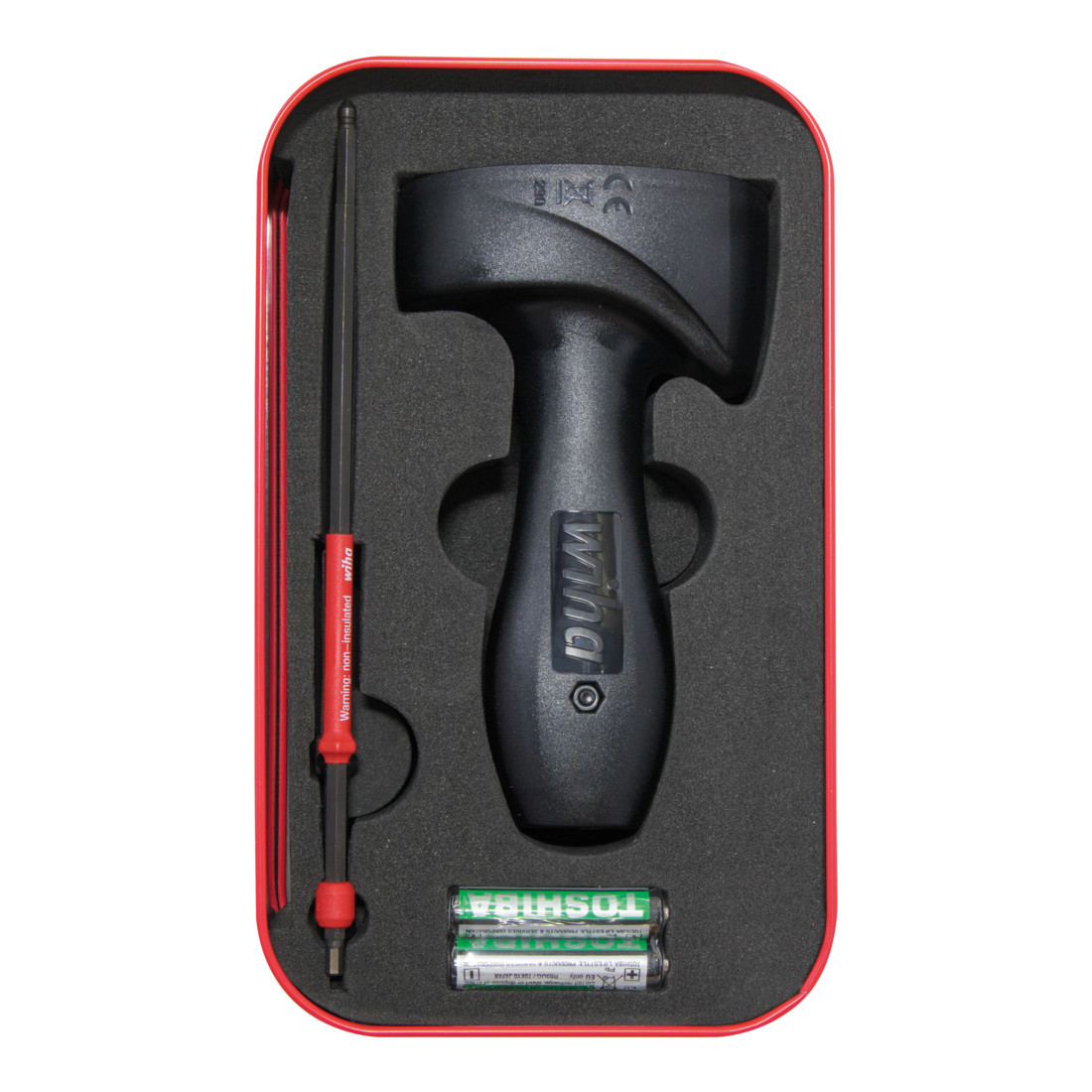 Wiha Tester di coppia Torque QuickCheck con lame di adattamento e batterie nella confezione