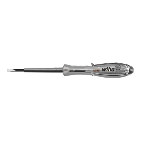 Wiha Tester di tensione SoftFinish® unipolare, 110 - 250 Volt in blister 3,0mm x 60mm