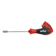 Wiha tournevis avec magasin à embouts magnétique Pozidriv, fente avec 8 embouts, 1/4" sous blister-1