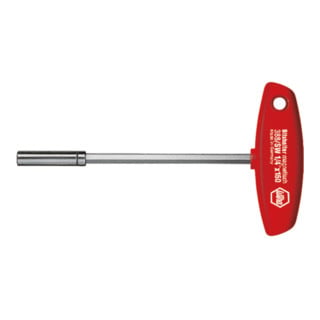 Wiha Tournevis avec manche en T et porte-embout magnétique 1/4" (01481) 150 mm