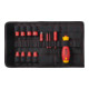 Wiha Tournevis et douilles 1/4 pouce Set slimVario electric mixte 13 pcs en pochette pliable-1