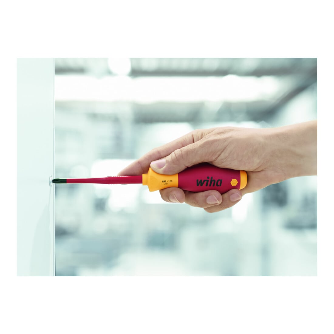 Wiha Tournevis SoftFinish® electric slimFix Fente (39562)