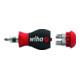 Wiha Tournevis Stubby avec magasin de bits, 7 doubles bits 1/4 pouce, mixte
