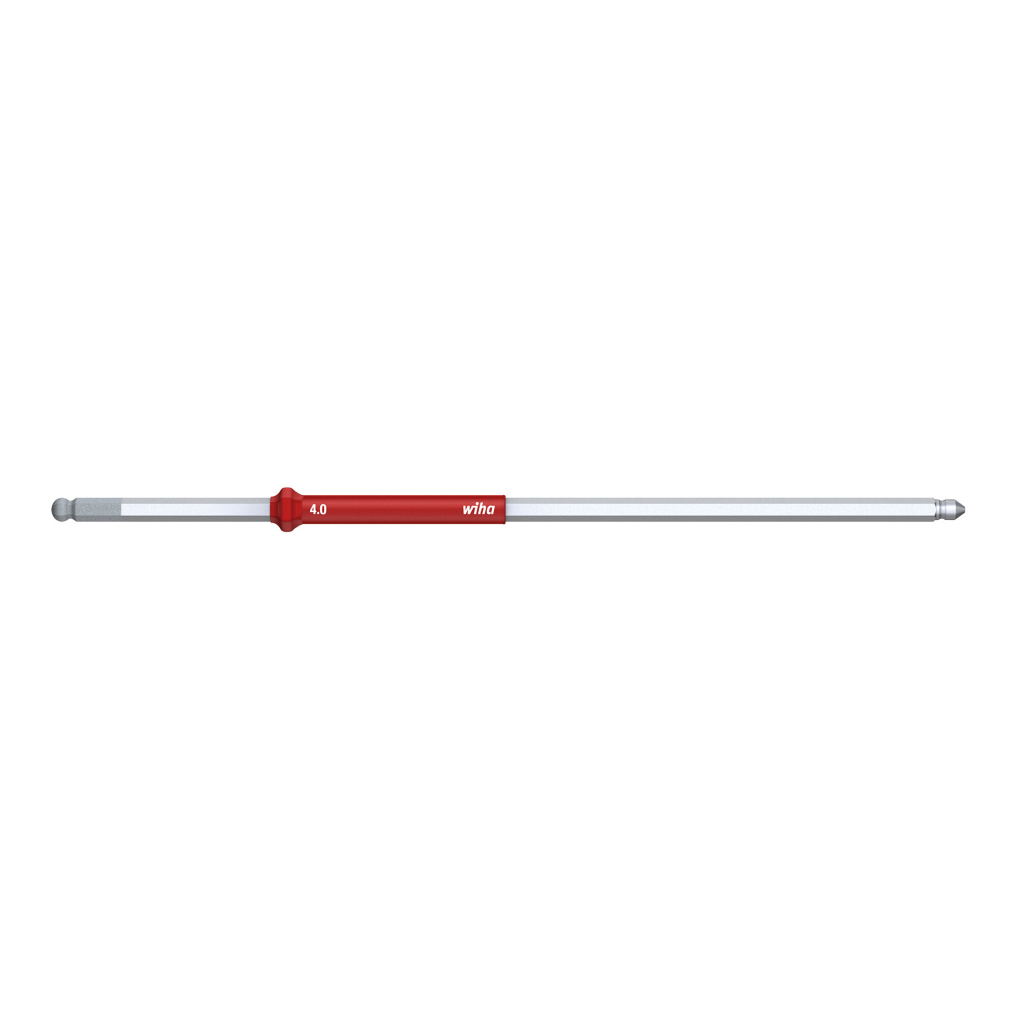 Wiha Wechselklinge Sechskant-Kugelkopf für Drehmoment-Schraubendreher mit Längsgriff 4,0 x 175 mm, 8,0 Nm