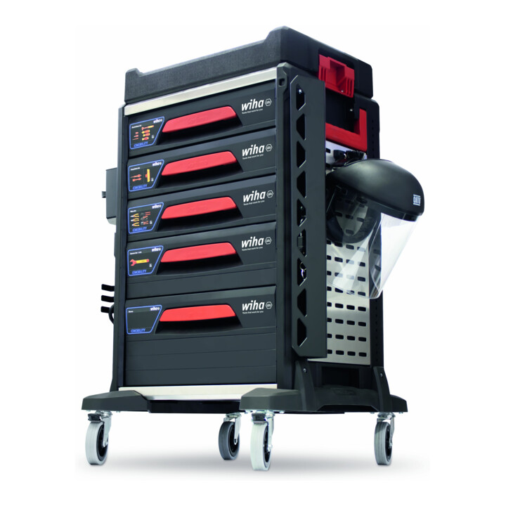 Wiha werkplaatswagen set eMobility 113 dlg. (44423)
