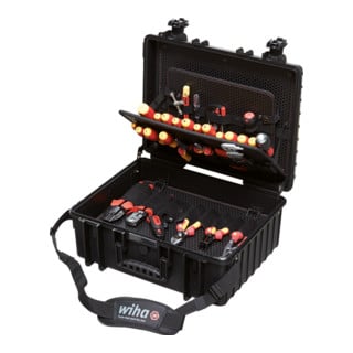 Wiha Werkzeug Set Elektriker Competence XL I gemischt 81-tlg. in Werkzeugkoffer I (40523)