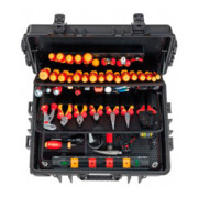 Wiha Werkzeug Set Elektriker Competence XXL II mit integriertem Fahrgestell, 115-tlg. in Koffer-2