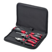 Wiha Werkzeug Set Mechaniker Schraubendreher, Seitenschneider, Kombizange 5-tlg. in Tasche-1