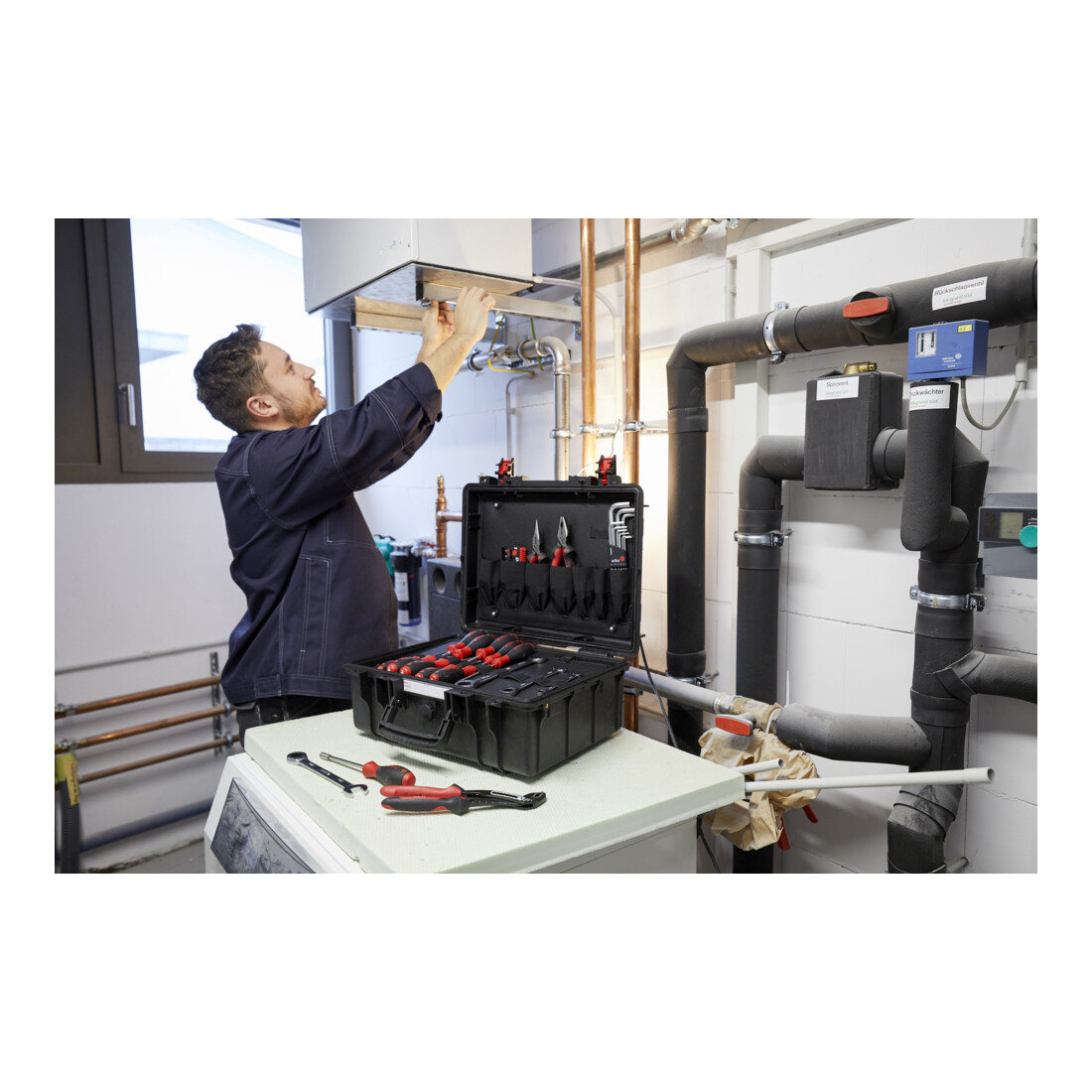 Wiha Werkzeugkoffer Basic Set L mechanic 40-tlg.