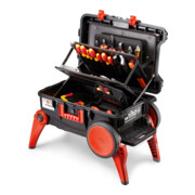 Wiha Werkzeugkoffer Set XXL III electric I 104-tlg. I Elektriker Werkzeugkoffer I Werkzeugkasten mit umfangreichem Sortiment (44128)