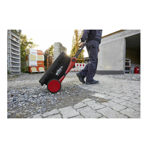 Wiha Werkzeugkoffer Set XXL III electric I 104-tlg. I Elektriker Werkzeugkoffer I Werkzeugkasten mit umfangreichem Sortiment (44128)