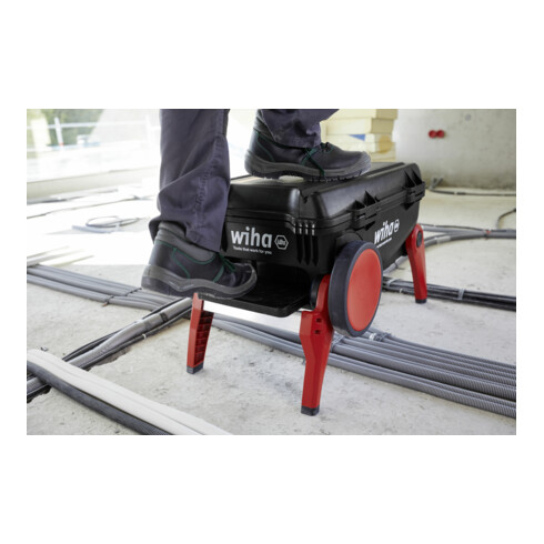 Wiha Werkzeugkoffer Set XXL III electric I 104-tlg. I Elektriker Werkzeugkoffer I Werkzeugkasten mit umfangreichem Sortiment (44128)