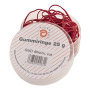 WIHEDÜ Gummiringe 510061 Ø 40mm rot 25g/Pack-1