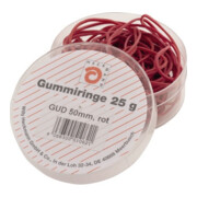WIHEDÜ Gummiringe 510062 Ø 50mm rot 25g/Pack-1