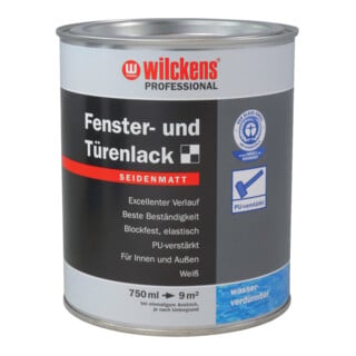 wilckens Fenster-und Türenlack seidenmatt, 750ml