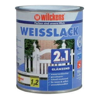 wilckens Weißlack 2in1 750 ml, glänzend