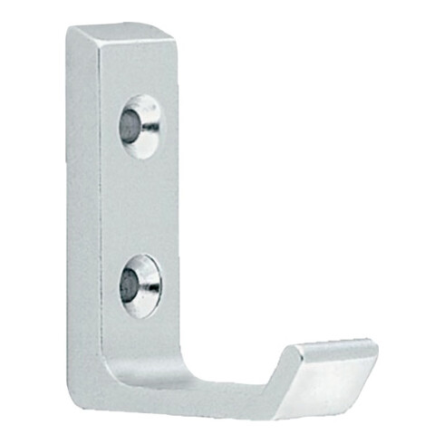 Wilesco SCHROEDER, Crochet profilé pour vestiaire, 5173 I 34 mm anodisé