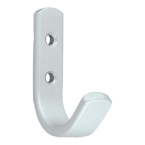 Wilesco SCHROEDER, Crochet profilé pour vestiaire, 5201 B 55 mm anodisé