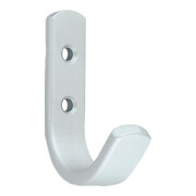 Wilesco SCHROEDER, Crochet profilé pour vestiaire, 5201 B 55 mm anodisé