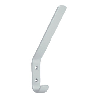 Wilesco SCHROEDER, Garderob. Hut- und Mantelhaken Einf.haken,5118,Aluminium silberfarbig