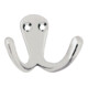 Wilesco SCHROEDER, porte-serviettes rond, 2 bras, I 25 mm, aluminium poli-4