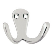 Wilesco SCHROEDER, porte-serviettes rond, 2 bras, I 25 mm, aluminium poli-4