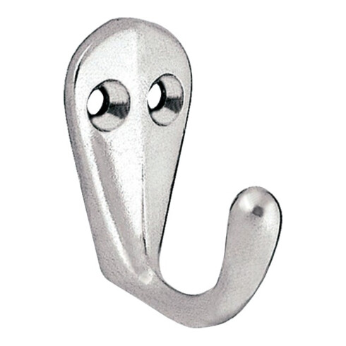 Wilesco SCHROEDER, porte-serviettes rond, 5040, 1 bras, I 23 mm, aluminium poli