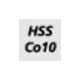 WILKE Tourteau HSSE Forme-B 8x8x125mm-3