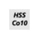 WILKE Tourteau HSSE Forme-D 20x12x160mm-3
