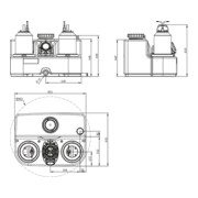 Wilo Abwasserhebeanlage DrainLift SANI-L. 11/T540/4-CEE, S1, 400 V, 50 Hz-4
