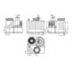 Wilo Abwasserhebeanlage DrainLift SANI-S. 11/ M523/3C-EF, CEE 7/7, 230 V