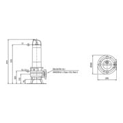Wilo Abwassertauchmotorpumpe Rexa FIT-V05- 224A/21T025-540/O, 2,5 kW, 400 V, DN50-4