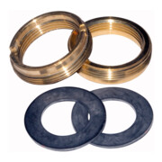 Wilo Adapter G 1 1/2xG 2, Rotguss
