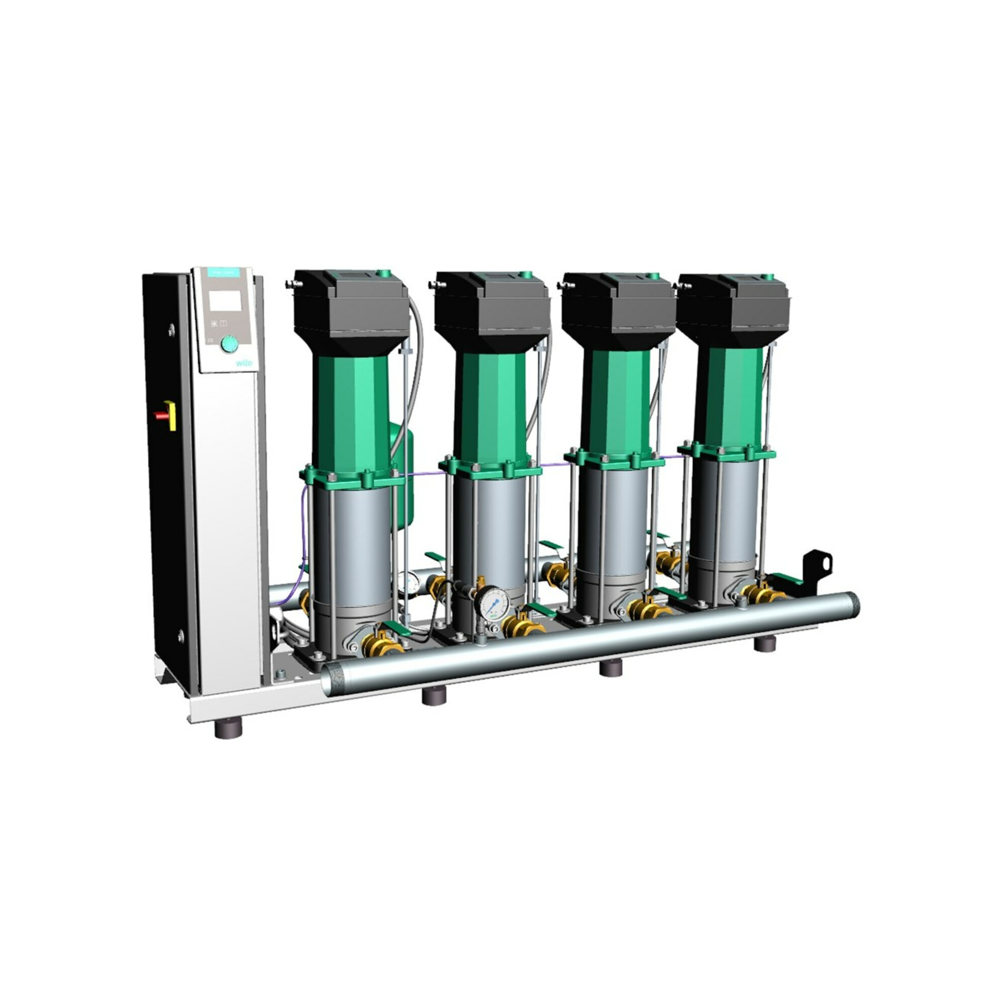 Wilo Druckerhöhungsanlage SiBoost 2 Smart MVISE 410, 2 kW