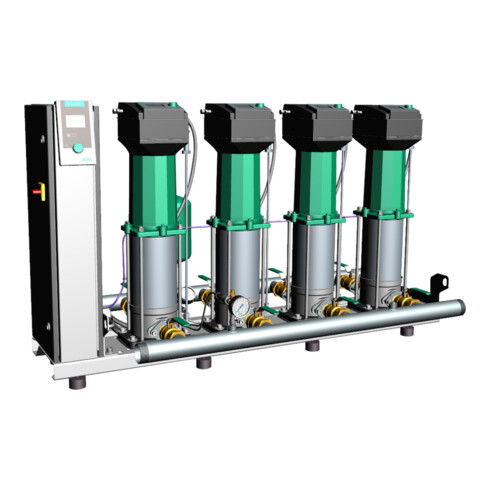 Wilo Druckerhöhungsanlage SiBoost 3 Smart MVISE 206, 1,1 kW