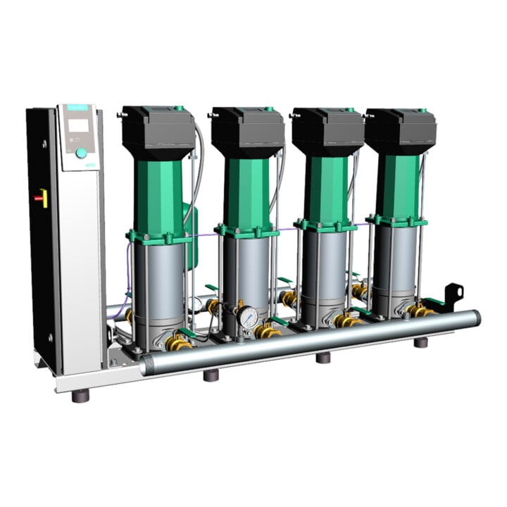 Wilo Druckerhöhungsanlage SiBoost 3 Smart MVISE 404, 1,1 kW