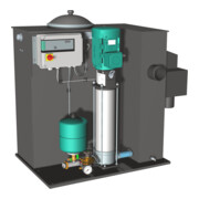 Wilo Einzelpumpenanlage Economy CO/T-1 Helix V 404/EC,G11/4/G11/4,0.55kW-3