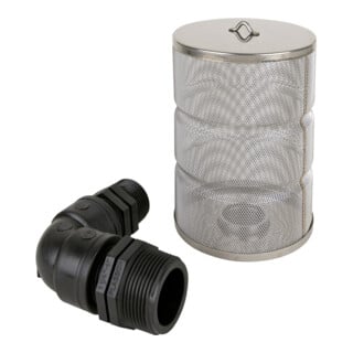 Wilo Filtre fin d'aspiration R 1 1/4, pour restriction sur prise d'aspiration pompe