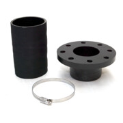 Wilo Flanschstutzen DN 100, mit Schlauch, Schlauchschellen