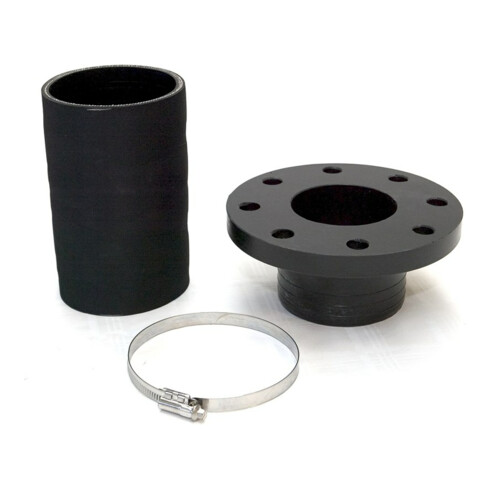 Wilo Flanschstutzen DN 80, mit Schlauch, Schlauchschellen