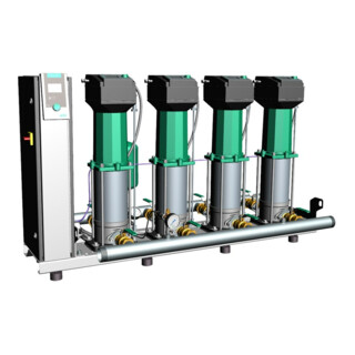 Wilo Groupe de surpression SiBoost 4 Smart MVISE 210, 2 kW