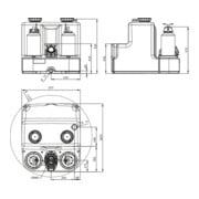 Wilo Hebeanlage DrainLift SANI-XL12/M523/4C-EF, S1, 230 V-4