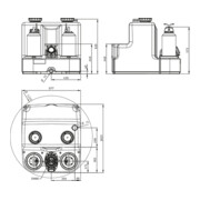 Wilo Hebeanlage DrainLift SANI-XL16/T540/4C-CEE, S1, 400 V-4