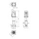 Wilo Hochdruckpumpe Helix V 2209 11 PN16 DN50 Kart.-dichtg.