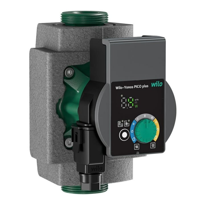 Wilo Hocheffizienz-Pumpe Yonos PICO plus 25/1-4-130, G 1 1/2, 230 V, 50/60 Hz