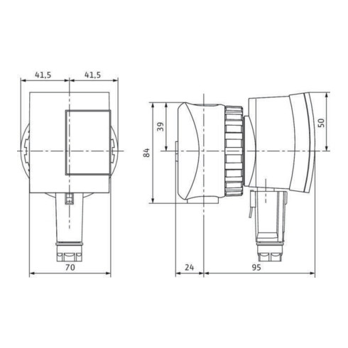 Wilo Hocheffizienzpumpe Star-Z NOVA, Rp 1/2", 84 mm