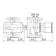 Wilo Hocheffizienzpumpe Stratos mit Flanschanschluss Typ 40/1-8, DN 40, 220 mm, PN 6/10-2
